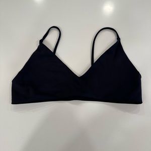 Left on Friday Sunday black bikini top XL